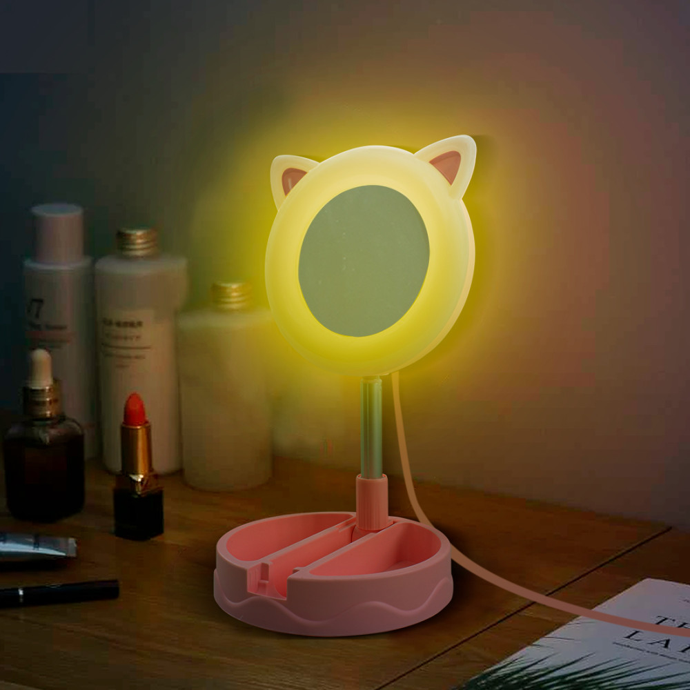 Specchio Luminoso per Smartphone con Luce LED...