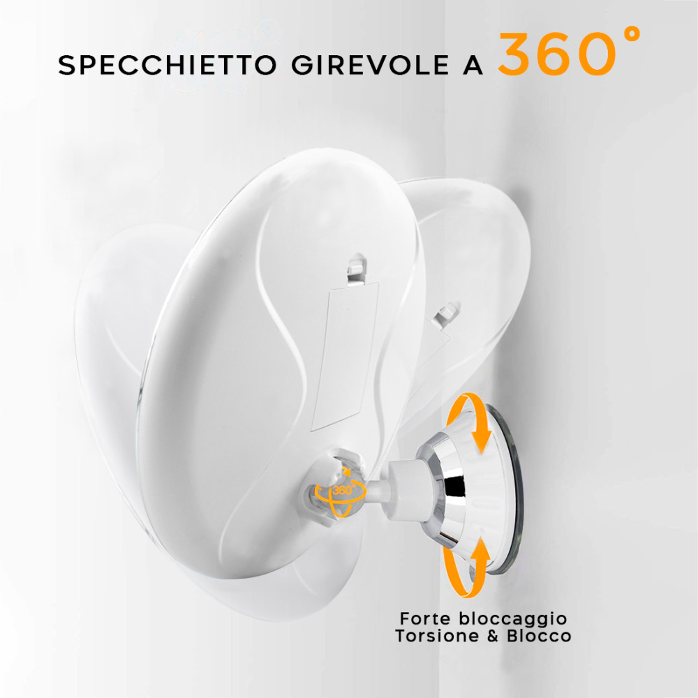 Specchio Cosmetico Trucco Ingrandimento 10X con...