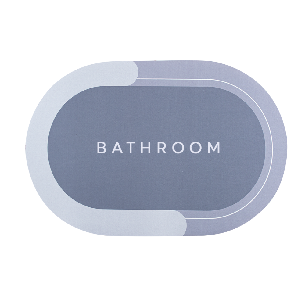 Tappetino Bagno Antiscivolo Ovale 43x67cm in...