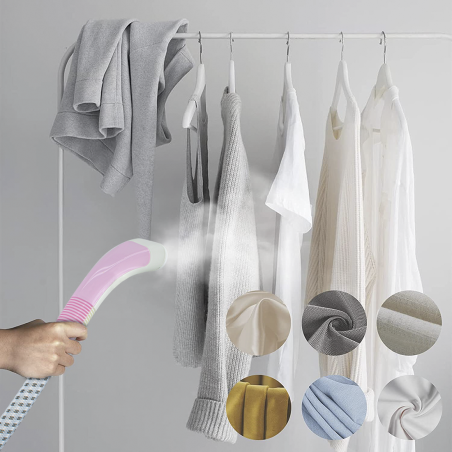 Ferro da Stiro Verticale 1800W Stiratrice Vapore Asta Allungabile Serbatoio 2lt