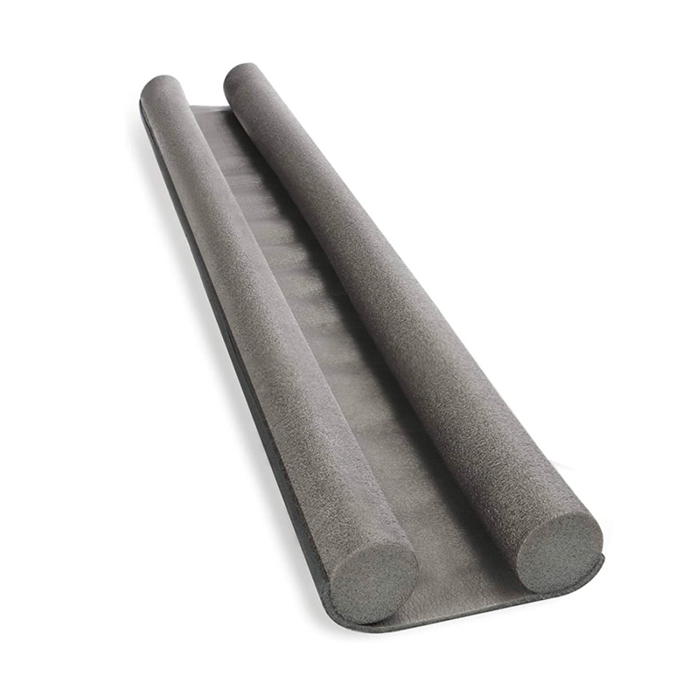 Image of Paraspifferi Sottoporta Universale Doppia Guarnizione Impermeabile Ritagliabile Grigio052