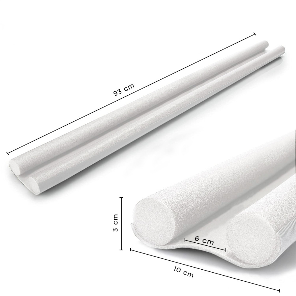 Set 2 Paraspifferi Sottoporta e Finestre Doppia...