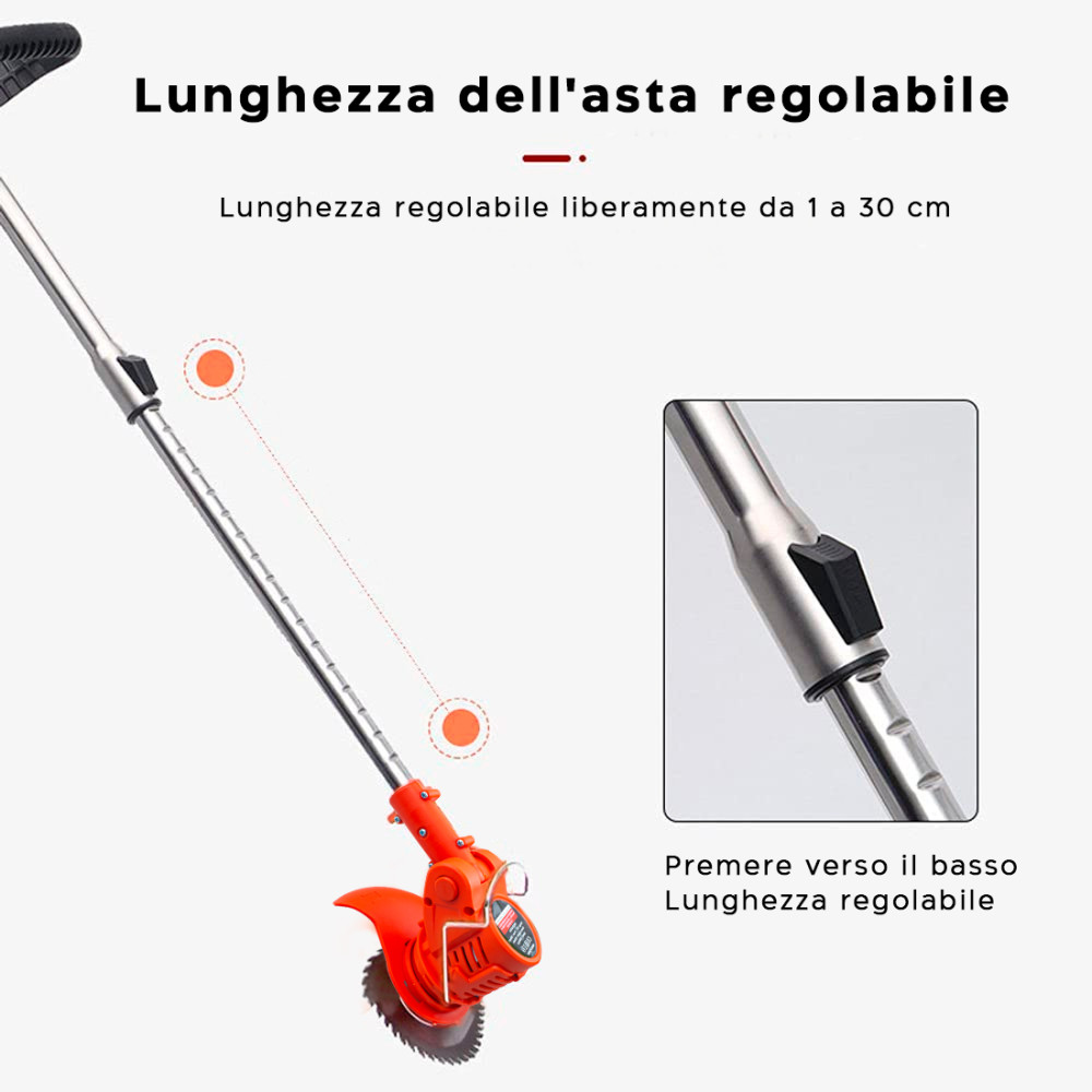 Decespugliatore Cordless Doppia Batteria 36W...