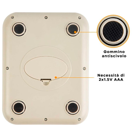 Bilancia da Cucina Elettronica Display LCD Digitale 5Kg Alimenti Acciaio Inox