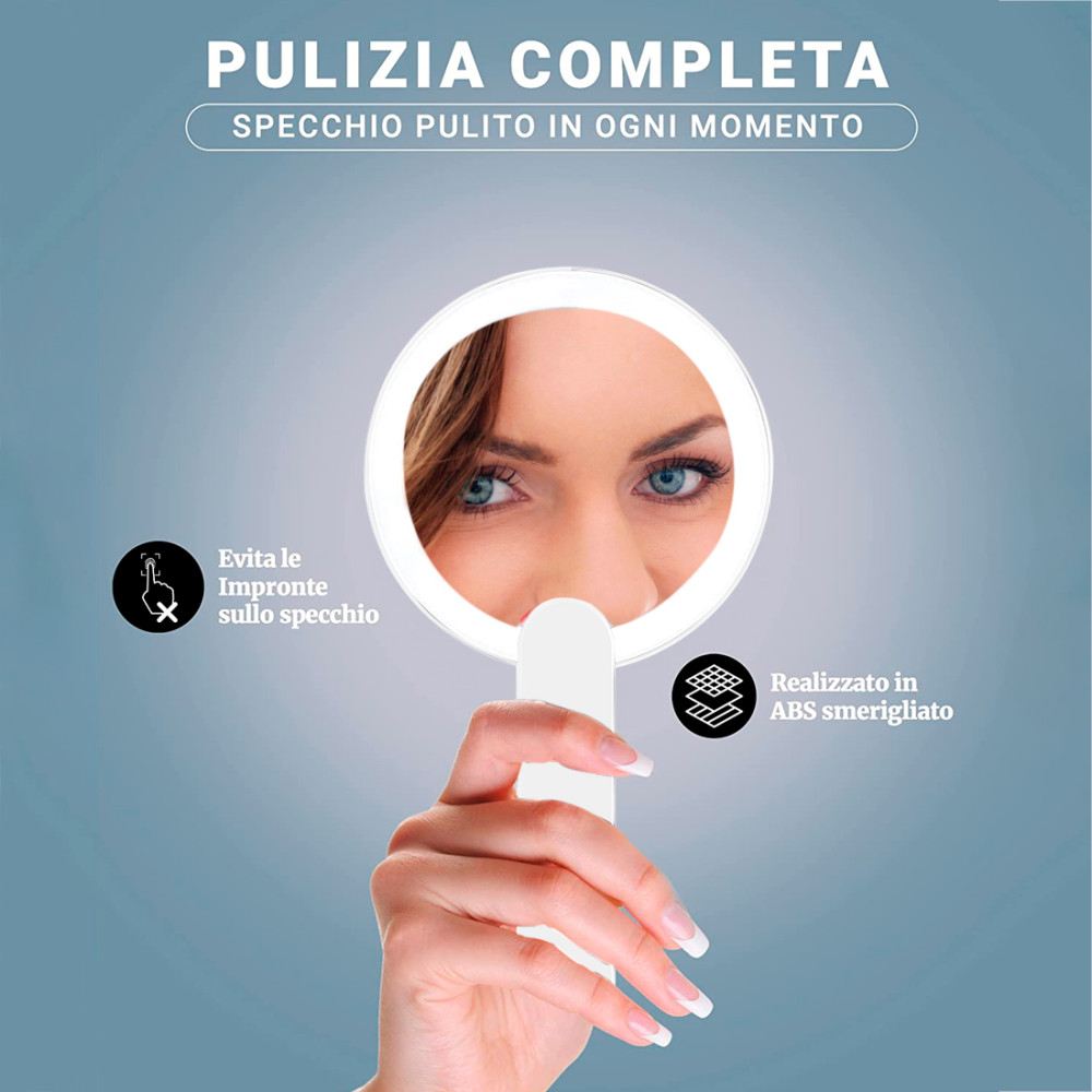 Specchio Cosmetico Luce a LED per Trucco...