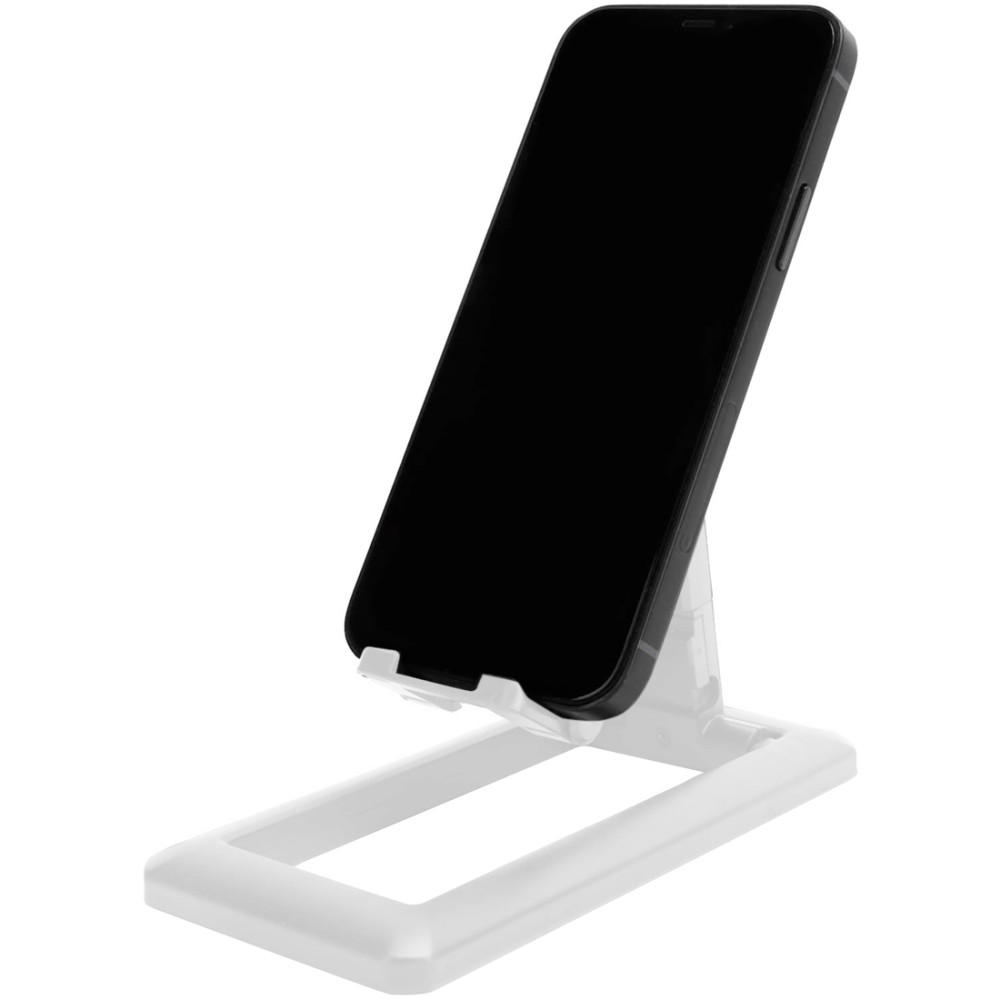 Supporto da Tavolo Pieghevole Staffa per Telefono e Tablet Universale Portatile Bianco