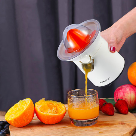 Spremiagrumi Elettrico 40W Capacità 300ml Filtro Anti Polpa Pressione Automatica
