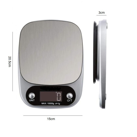 Bilancia Cucina Digitale 10Kg Alimenti Elettronica Display LCD Professionale