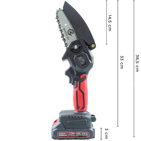 Mini Motosega Doppia Batteria 48V Cordless 6 Pollici Senza Fili  Valigetta