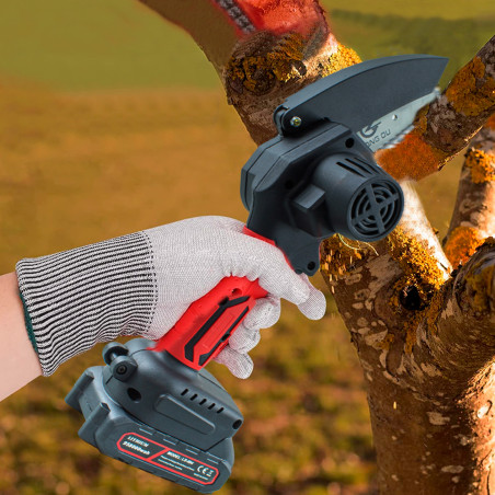 Mini Motosega Doppia Batteria 48V Cordless 6 Pollici Senza Fili  Valigetta