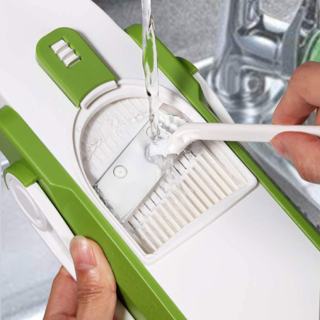 Mandolina da Cucina Affettaverdure Patate Manuale Multifunzione Lame in Acciaio