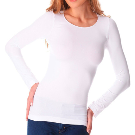 Maglia da Donna Termica Slim Fit ALEX Interno Felpato Girocollo Manica Lunga