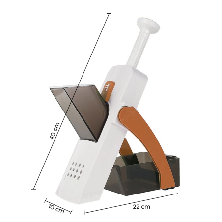 Mandolina da Cucina Affettaverdure Patate Manuale Multifunzione Lame in Acciaio