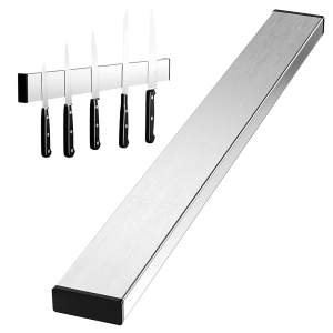 Portacoltelli Magnetico da Parete 40cm in Acciaio Inox Barra Magnetica da Cucina