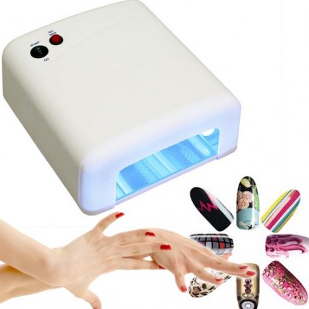 Lampada uv 36w asciuga smalto ricostruzione unghie nail art