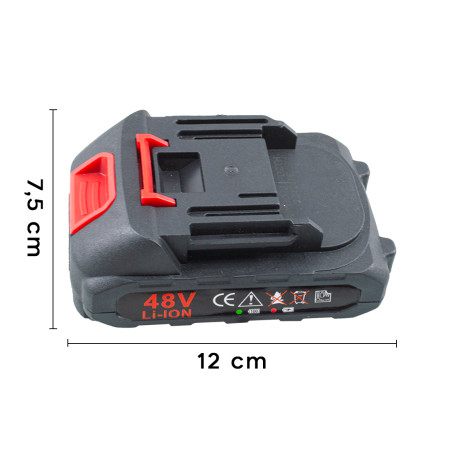 Batteria a Litio 48V Ricaricabile per Mini Motosega e Utensili a Batteria