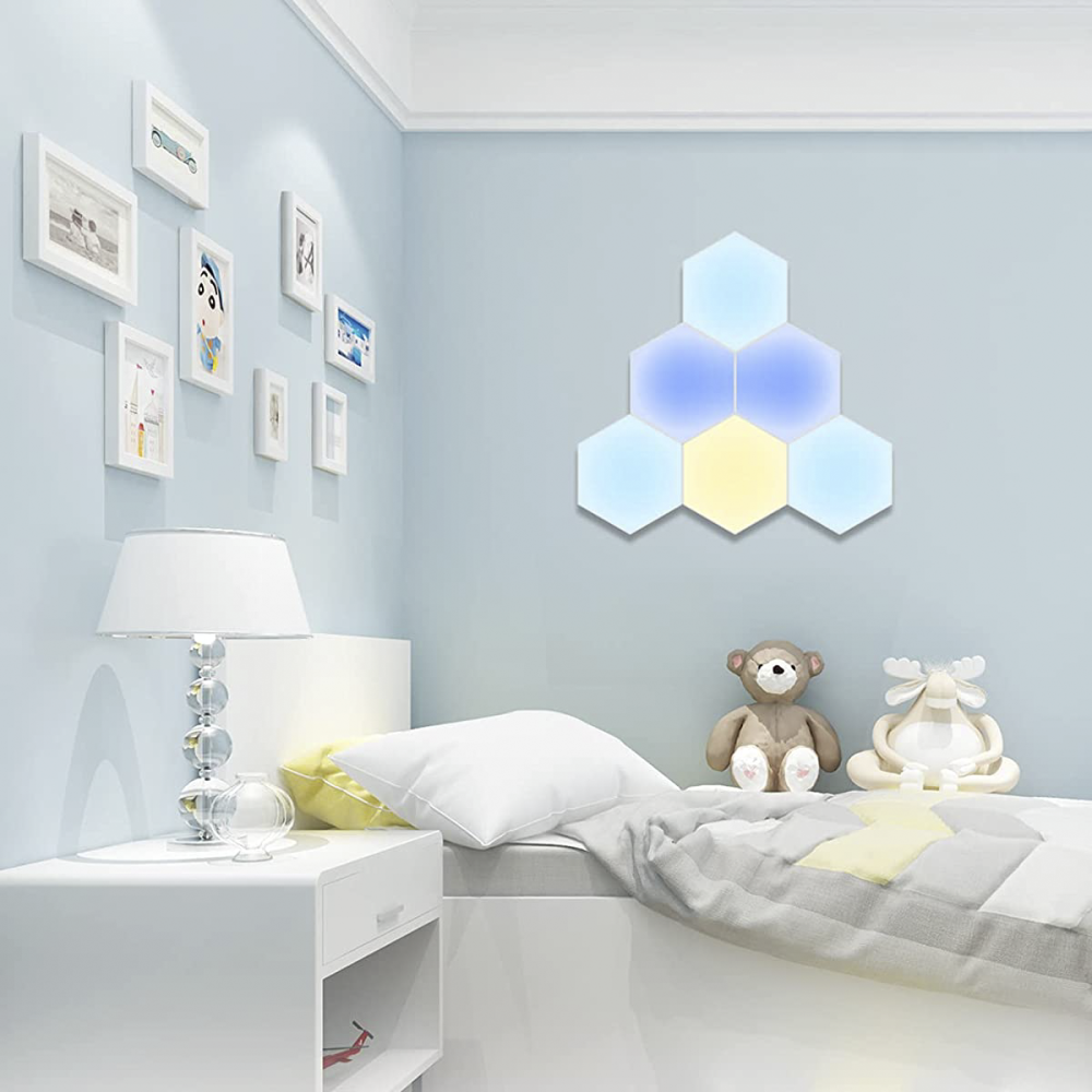 Luce LED Esagonali RGB 6pz Lampade Faretti...