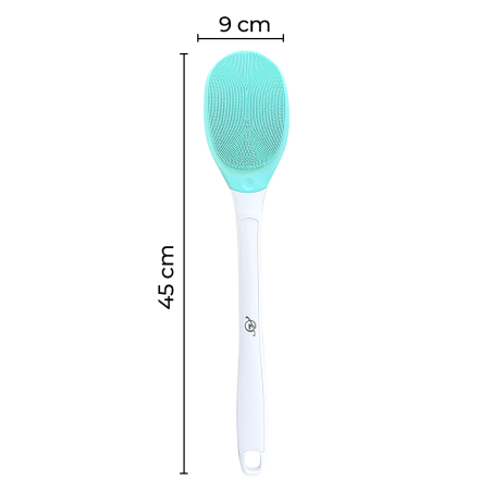 Spazzola per Bagno Elettrica Massaggiante Corpo con Vibrazioni Impermeabile IPX7