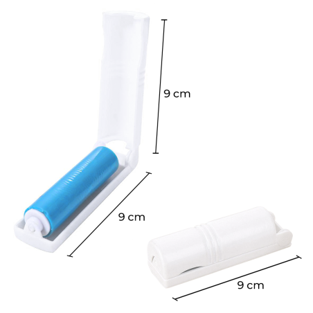 Rullo Levapelucchi Adesivo Viscosa Riutilizzabile Spazzola Rimuovi Pelo Animali