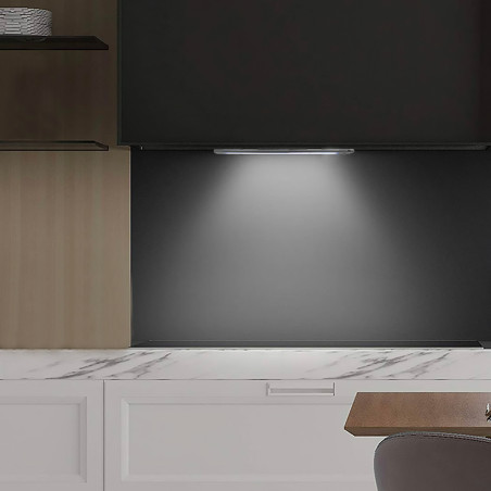 Striscia 28 LED Luce Fredda per Armadio 38cm Ricaricabile USB Sensore Movimento