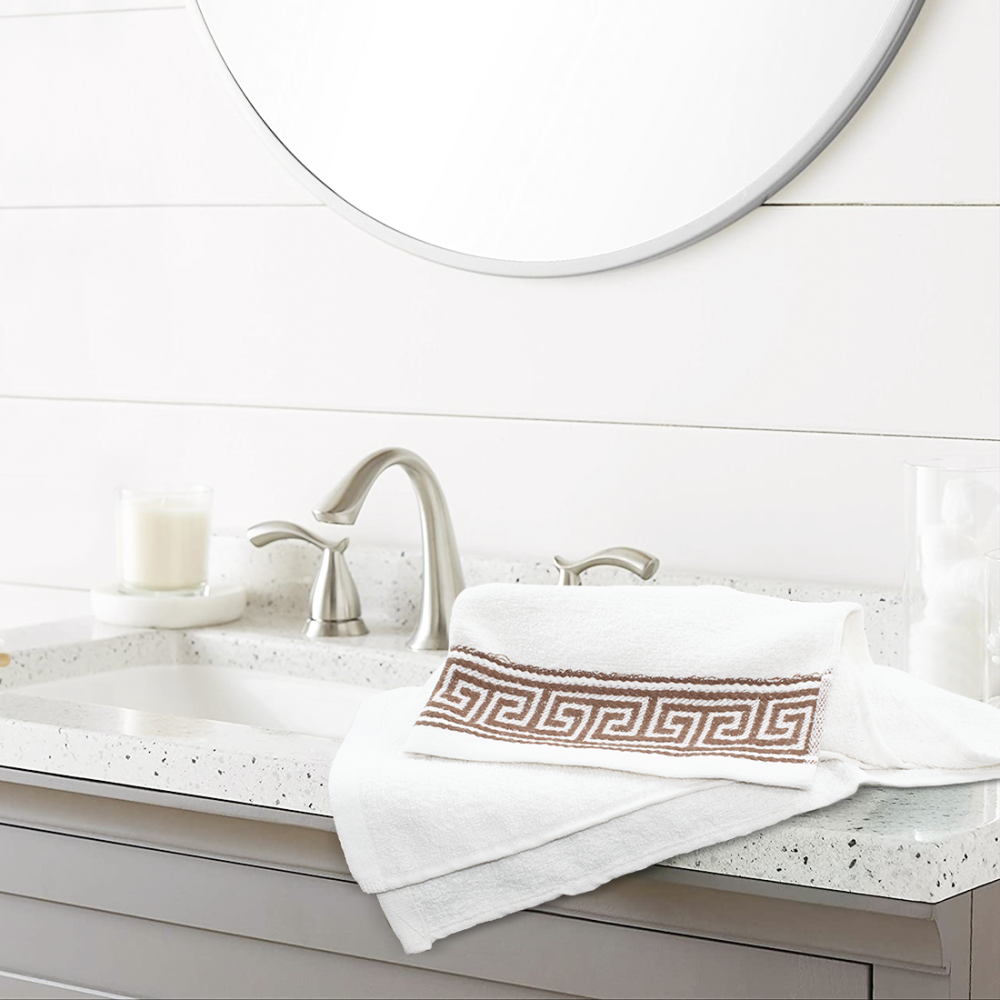 Set 12pz Asciugamani da Bagno 6pz Viso 6pz...