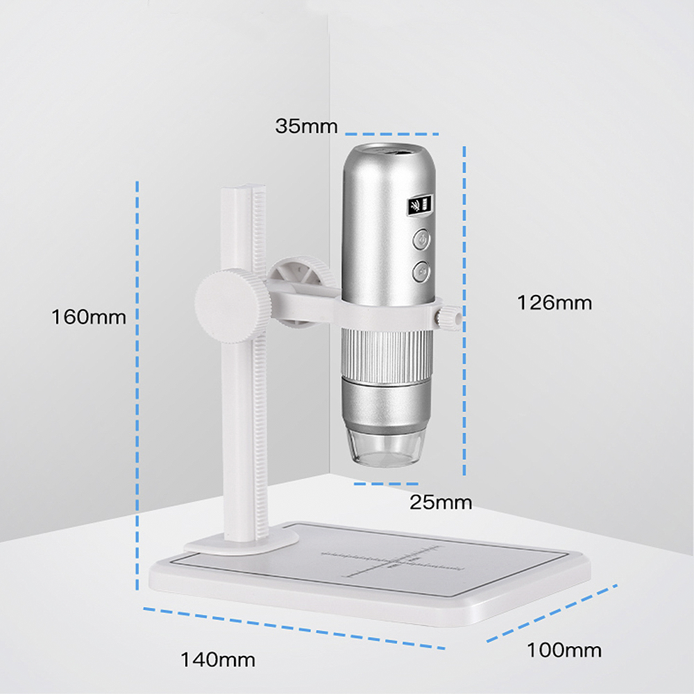 Microscopio Elettronico Digitale Wi-Fi Q-XW06...