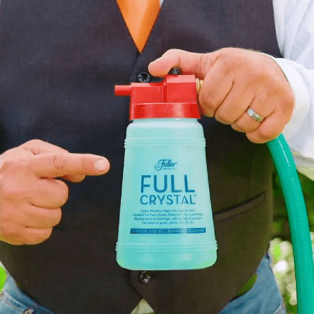 Spruzzatore per Tubo da Giardino Full Crystal Contenitore Detergente con Ugello