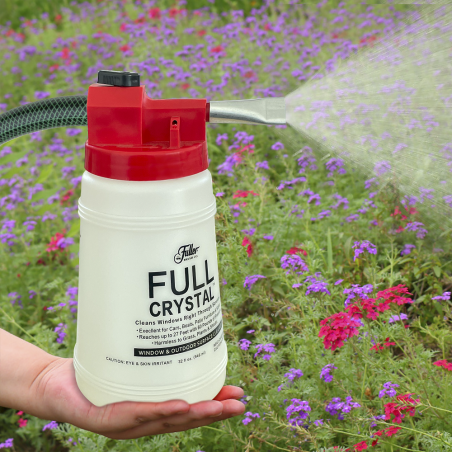 Spruzzatore per Tubo da Giardino Full Crystal Contenitore Detergente con Ugello