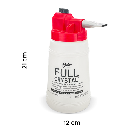 Spruzzatore per Tubo da Giardino Full Crystal Contenitore Detergente con Ugello