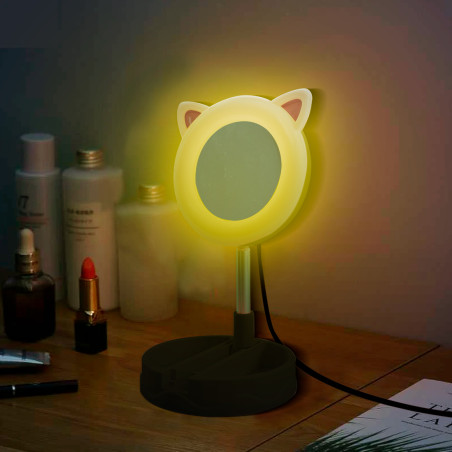 Specchio Luminoso per Smartphone con Luce LED ad Anello Multiuso Ring Light