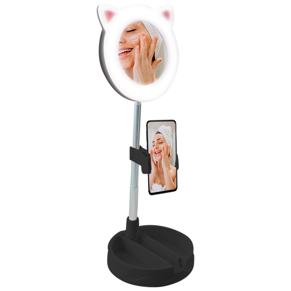 Specchio Luminoso per Smartphone con Luce LED...