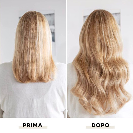 Extension 4 Clips Biondo Scuro Mossi Lunghi 50cm Banda Capelli Finti Sintetica