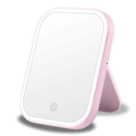 Specchio Cosmetico per Trucco Luce LED Bianca Make UP Ricaricabile e Portatile