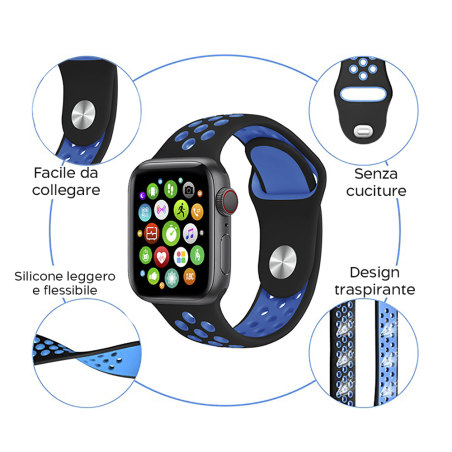 Smartwatch W26 PRO MAX Serie 8 con Auricolari e Doppio Cinturino Fitness Sports