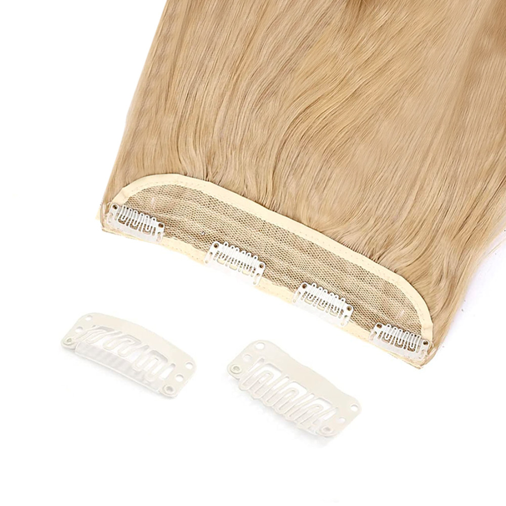 Extension 4 Clips Biondo Scuro Mossi Lunghi...