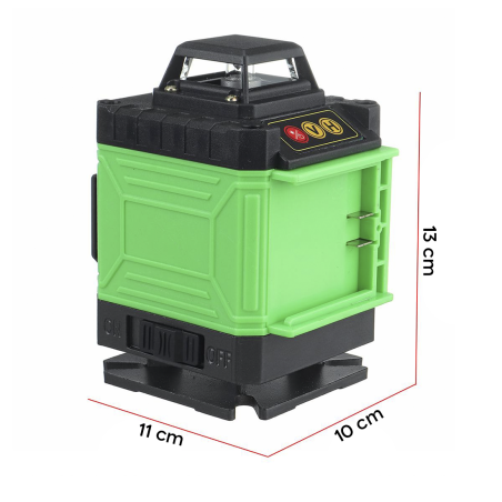Livella Laser Verde a Croce 16 Linee Autolivellante 360° Orizzontale Verticale
