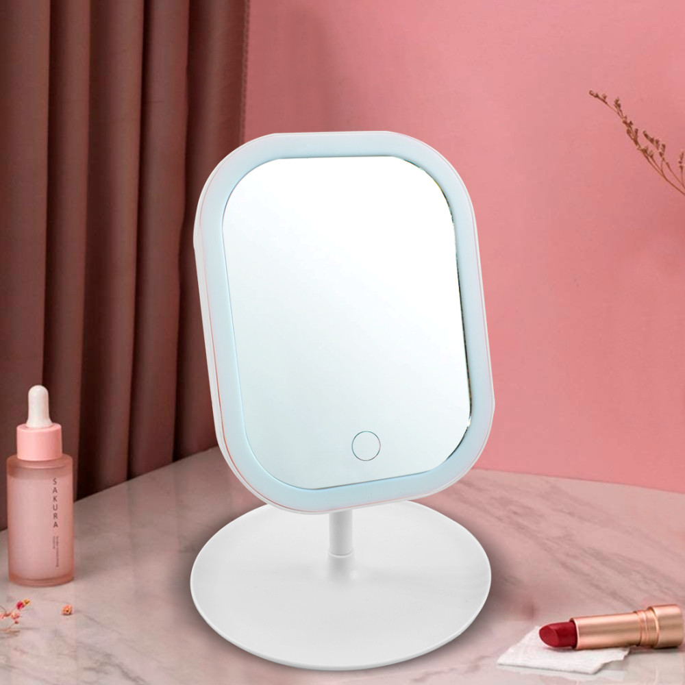 Specchio Cosmetico Illuminato Luce LED Touch...