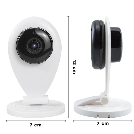 Telecamera Videosorveglianza IP Camera HD Wi-Fi P2P Controllo Remoto Smartphone