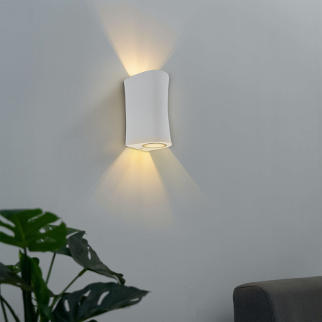 Applique Gesso Plafoniera GS-5023 Attacco GU10 a Parete Doppia Emissione di Luce