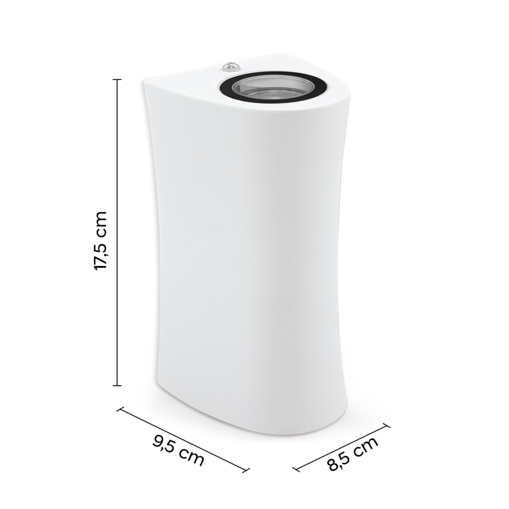 Applique Gesso Plafoniera GS-5023 Attacco GU10...