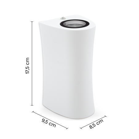 Applique Gesso Plafoniera GS-5023 Attacco GU10 a Parete Doppia Emissione di Luce