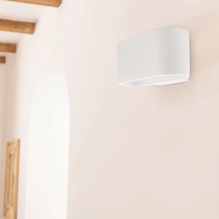 Applique Gesso Plafoniera GS-5020 Attacco G9 da Parete Doppia Emissione di Luce