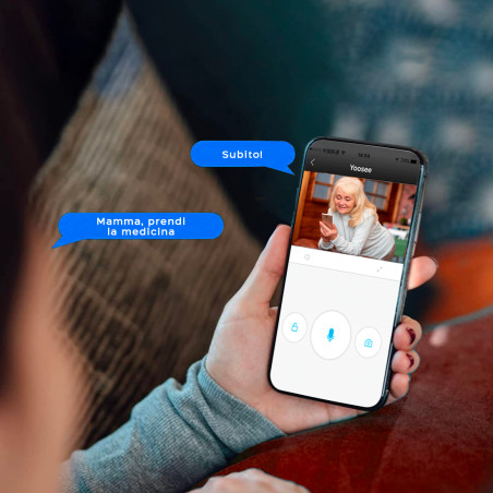 Telecamera Videosorveglianza IP Camera HD Wi-Fi P2P Controllo Remoto Smartphone