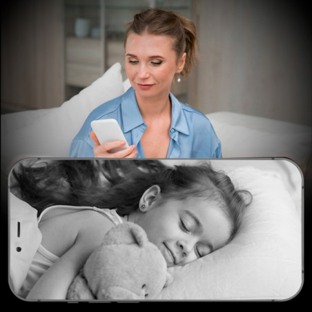 Telecamera Videosorveglianza IP Camera HD Wi-Fi P2P Controllo Remoto Smartphone