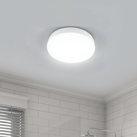 Plafoniera Lampada LED Orbita 50W Luce Bianca 6000K Applique Tonda Slim Interno