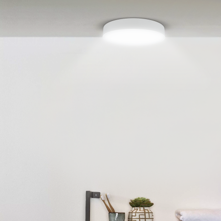 Plafoniera Lampada LED Orbita 50W Luce Bianca 6000K Applique Tonda Slim Interno