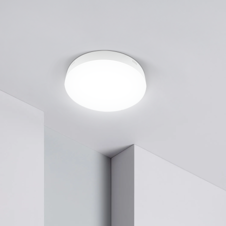Plafoniera Lampada LED Orbita 32W Luce Bianca 6000K Applique Tonda Slim Interno