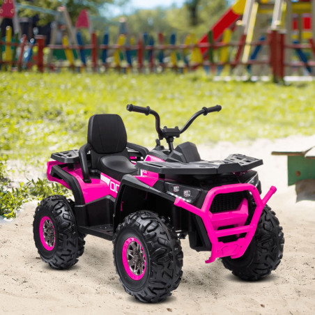 Quad Elettrico Bambini ATV 2.0 LT898 con Ammortizzatori Luci Suoni e Telecomando