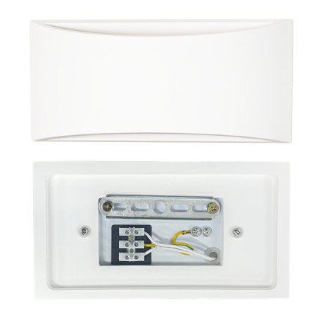 Applique Gesso Plafoniera GS-5022 da Parete Attacco G9 Doppia Emissione di Luce