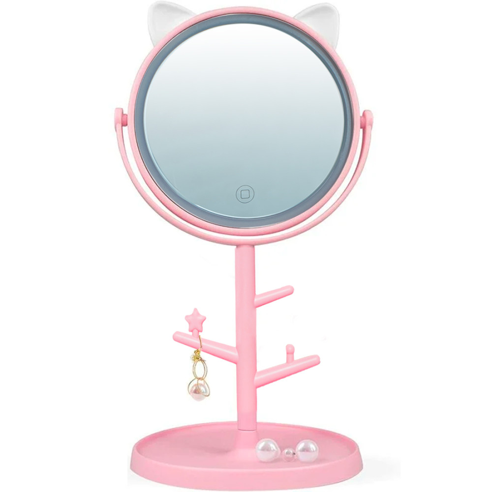 Specchio Make Up Cosmetico Luce LED da Tavolo...